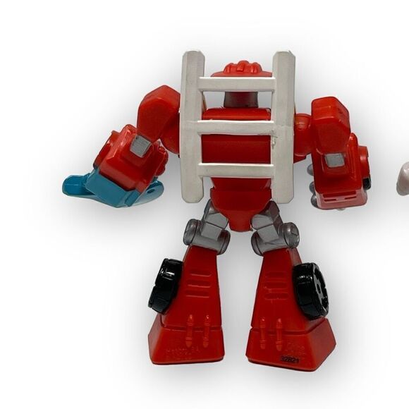 Hasbro Transformers Rescue Bots Lot Of 3 Optimus Prime Blades Heat Wave Posable - Picture 6 of 8